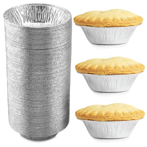 Spare Essentials molde-pie aluminio 5 pulgadas para hornear con cocción uniforme.
