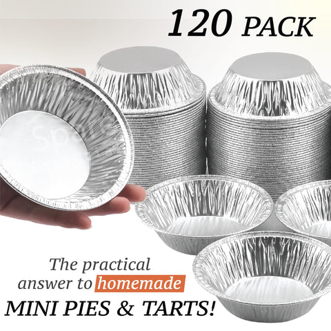 Spare Essentials mini pie para porciones individuales listas para servir.