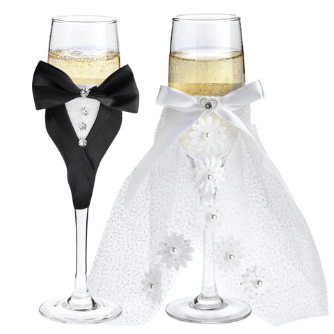 Sparkle and Bash copas decoración evento para mesa nupcial