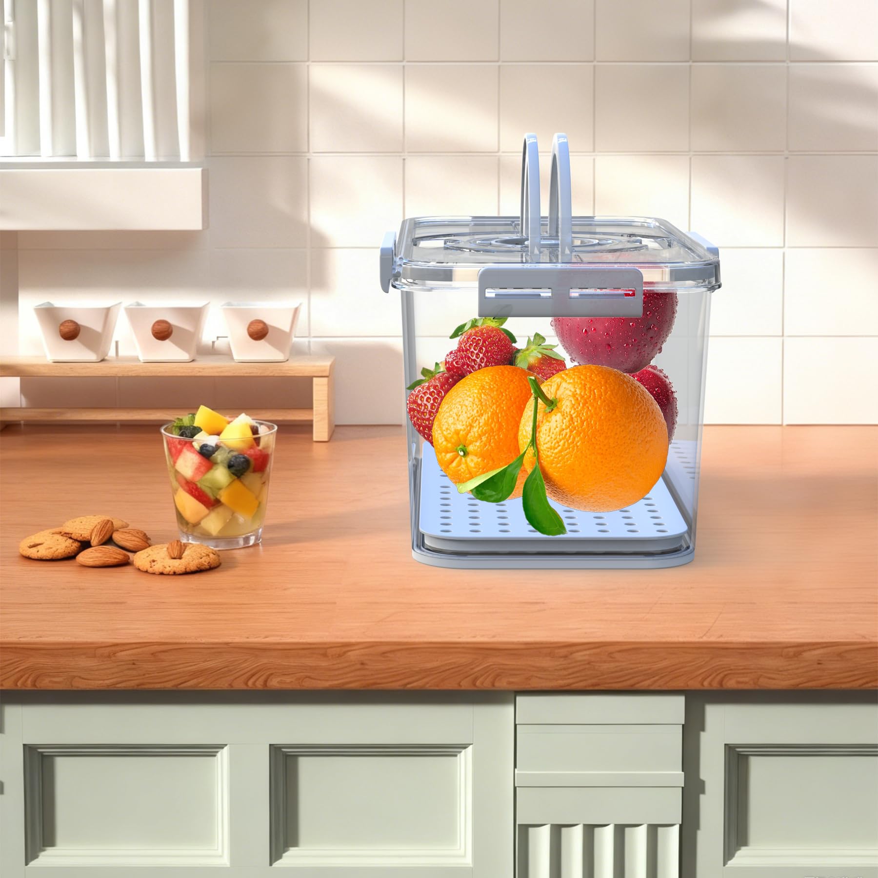 SpeaGles Panera, plato drenante desmontable para frutas y verduras.