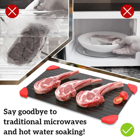 spectabilis uso en cocina multifuncional, ideal para descongelar y preparar platillos.