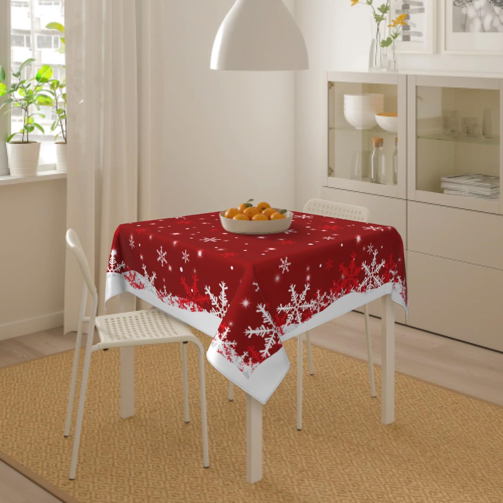 Mantel fácil de limpiar Sphragiyn, limpieza rápida con paño húmedo.