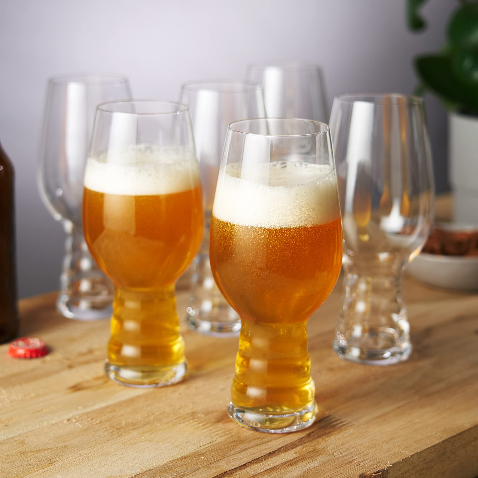Conjunto de seis vasos Spiegelau para bar en casa y reuniones.