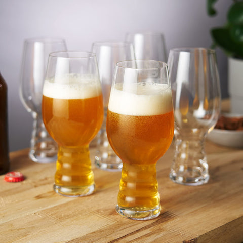 Conjunto de seis vasos Spiegelau para bar en casa y reuniones.