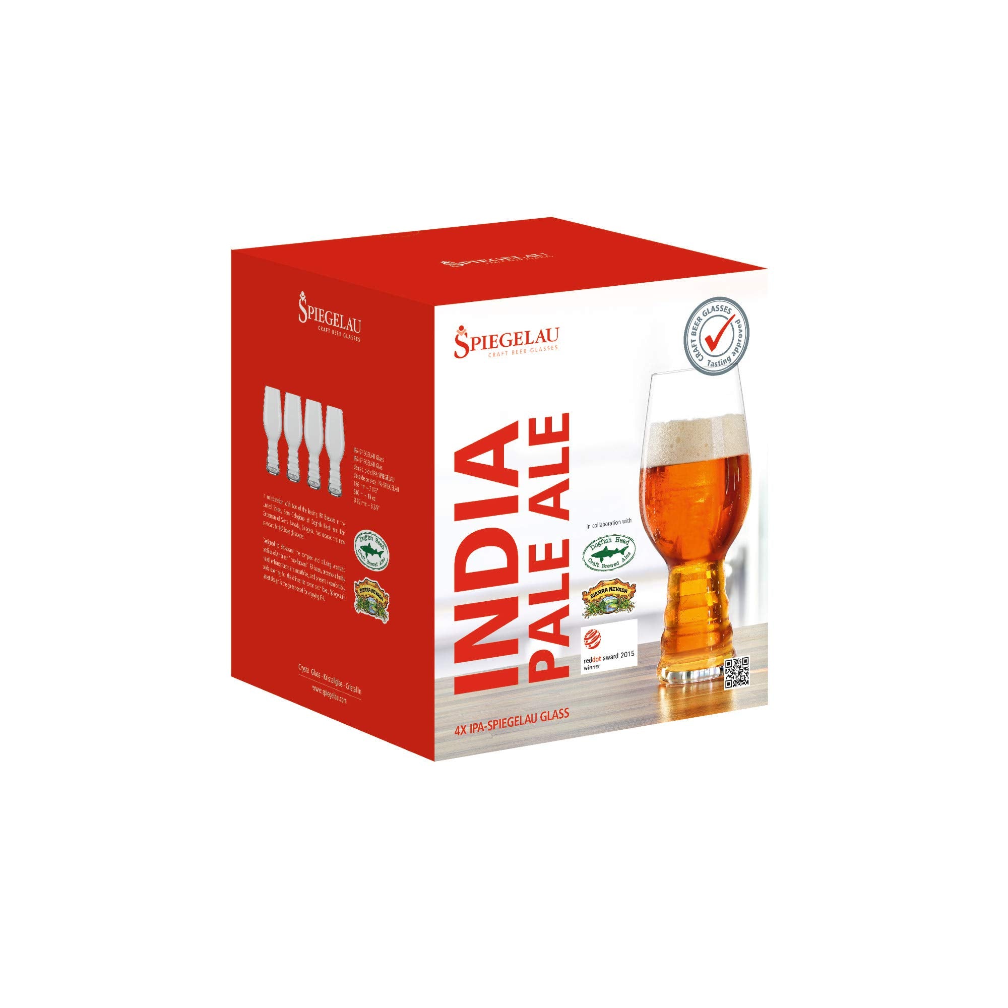 Vaso Spiegelau Craft IPA versátil para reuniones y fiestas en casa
