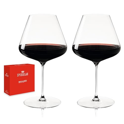 Vaso Spiegelau Definition Burgundy para bar en casa, crea ambiente refinado