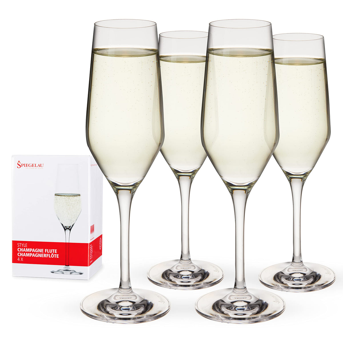 Copas Spiegelau Style, cristal claro que realza Prosecco y cócteles.