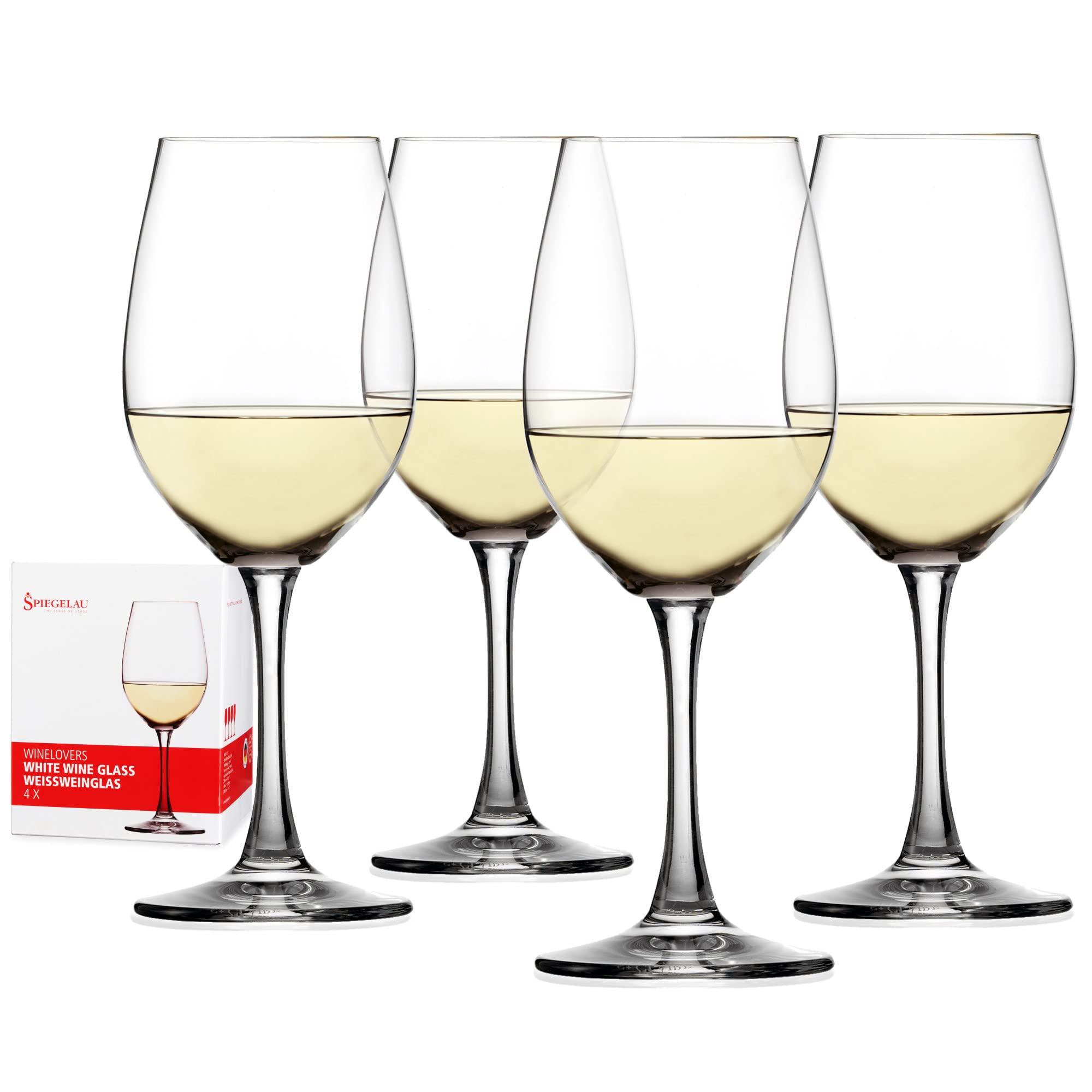 Vaso Spiegelau Wine Lovers para Chardonnay, aroma claro y sabores equilibrados.