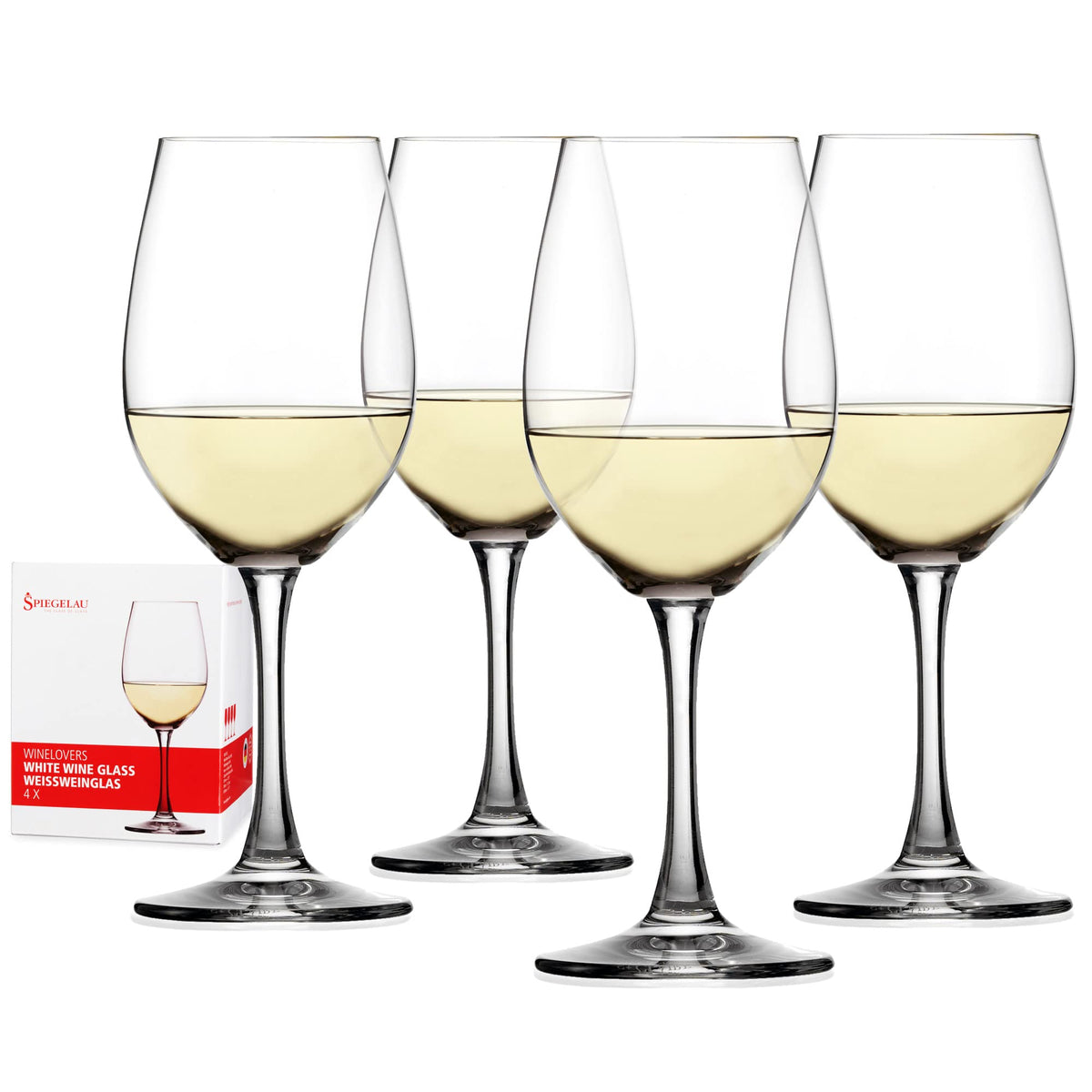 Vaso Spiegelau Wine Lovers para Chardonnay, aroma claro y sabores equilibrados.