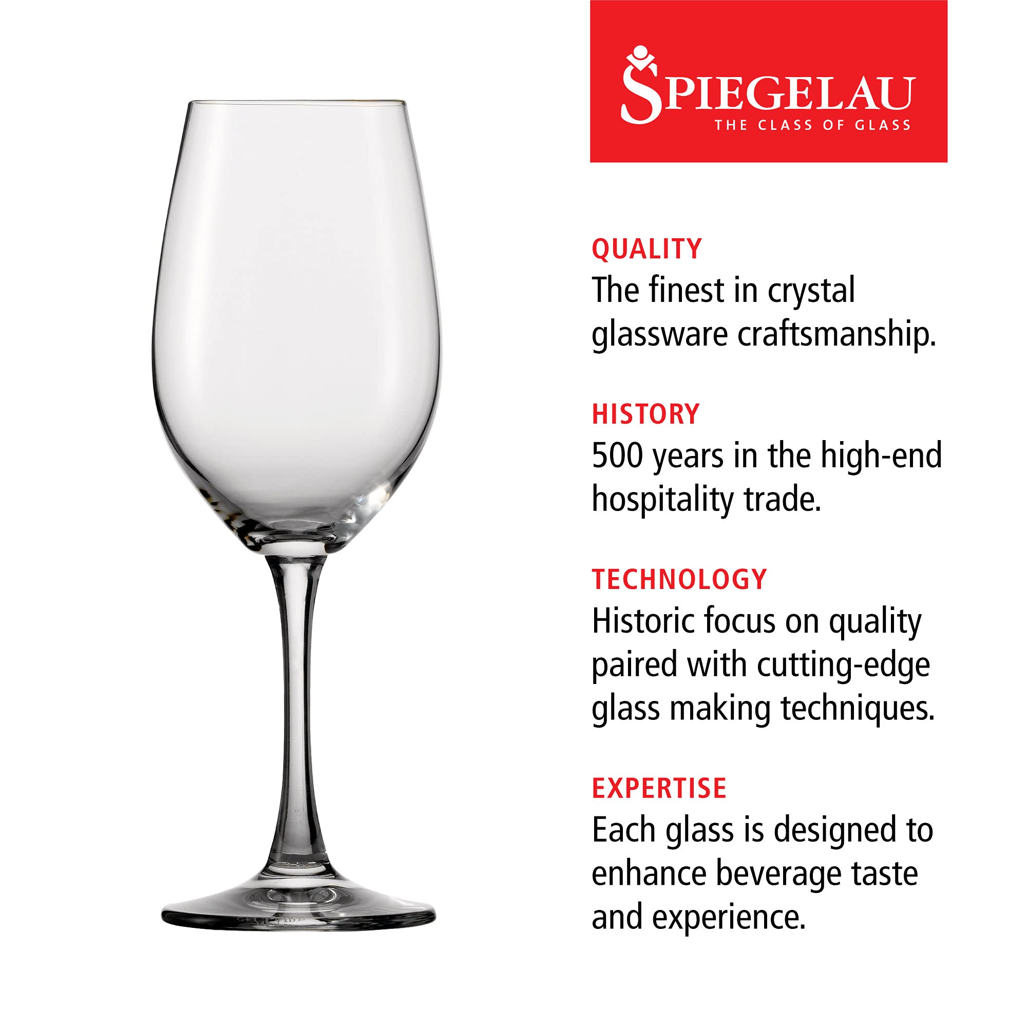 Vaso Spiegelau Wine Lovers para Sauvignon Blanc, presentación limpia.