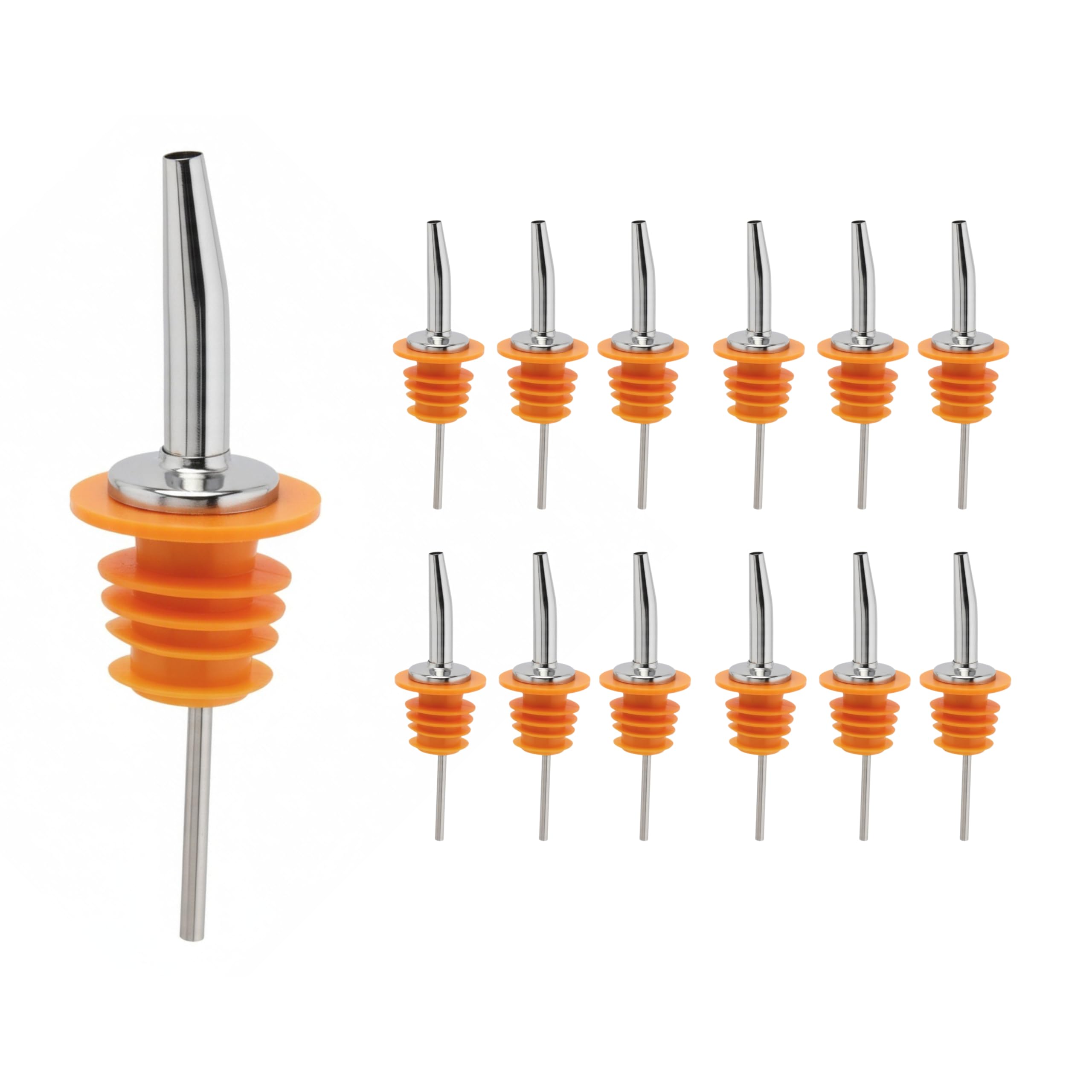 Spill-Stop 285-60 chorro de licor cromado para porciones consistentes en cocteles