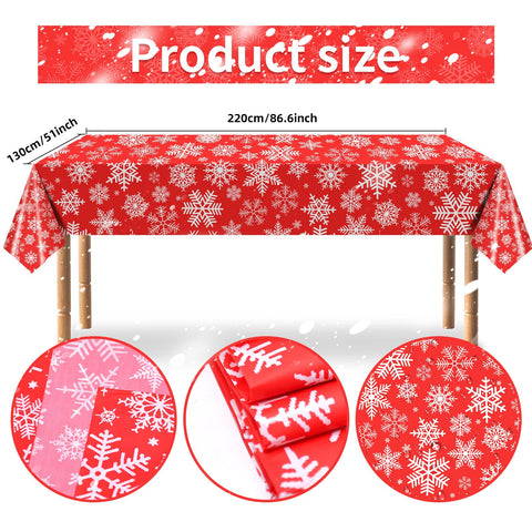 Mantel plástico SpinLaLa rectangular 54x108 pulgadas para mesas grandes