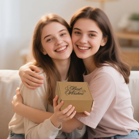 Empaque regalo minimalista de Splandiant para un unboxing cálido