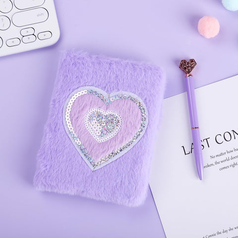 Cuaderno de peluche Splendest, suave y divertido para escribir y dibujar.