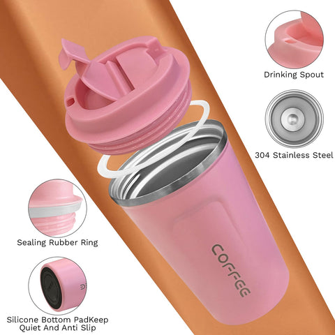 SPLMIFA cuerpo de acero inoxidable con doble pared, mantiene la temperatura.