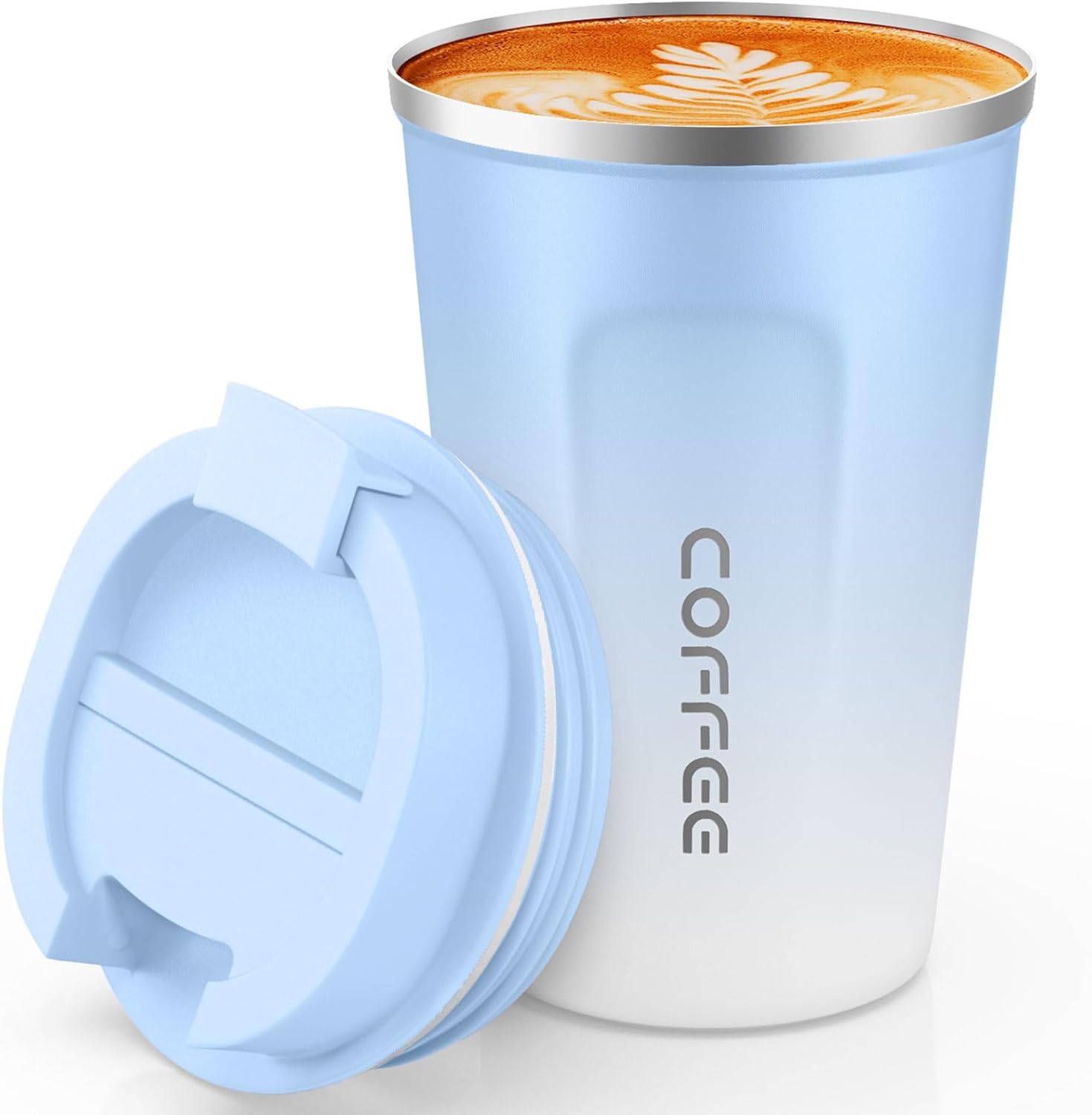 Taza SPLMIFA en acero inoxidable con doble pared para mantener temperatura