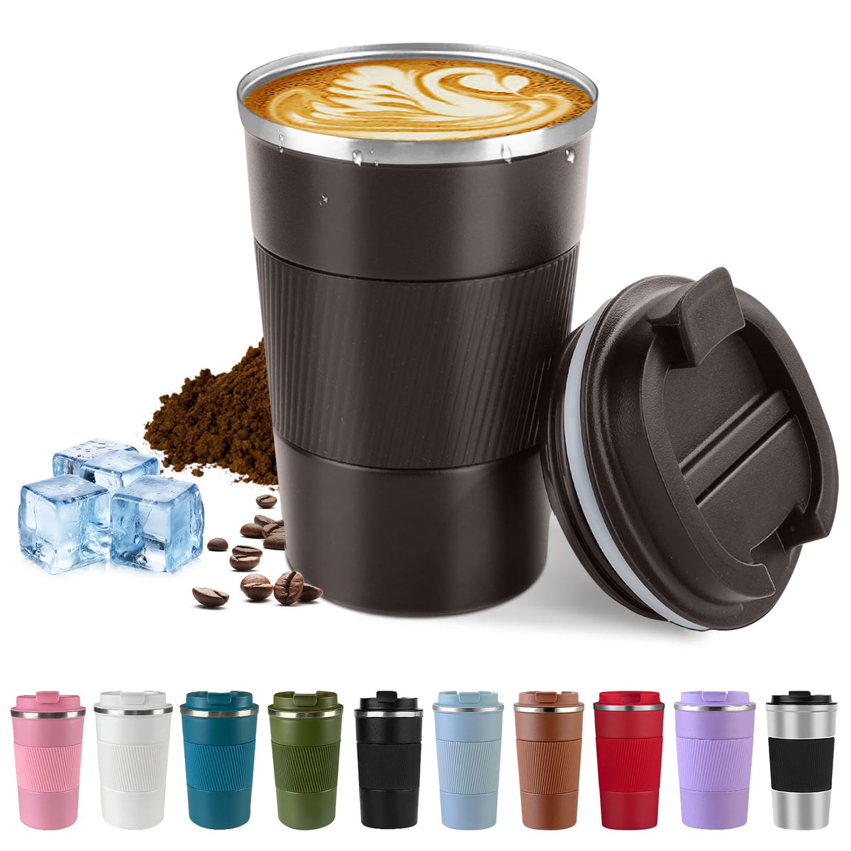 SPLMIFA taza-viaje-aislada-304 mantiene la bebida caliente por horas.