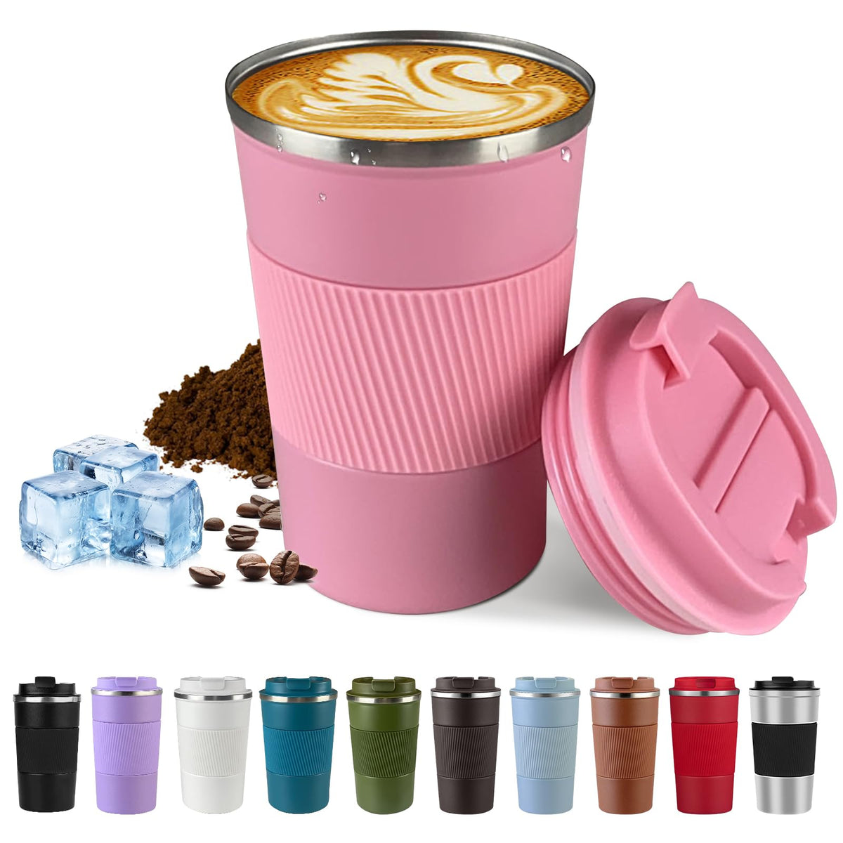 SPLMIFA taza-viaje-aislada en acero inoxidable mantiene bebidas calientes por horas.