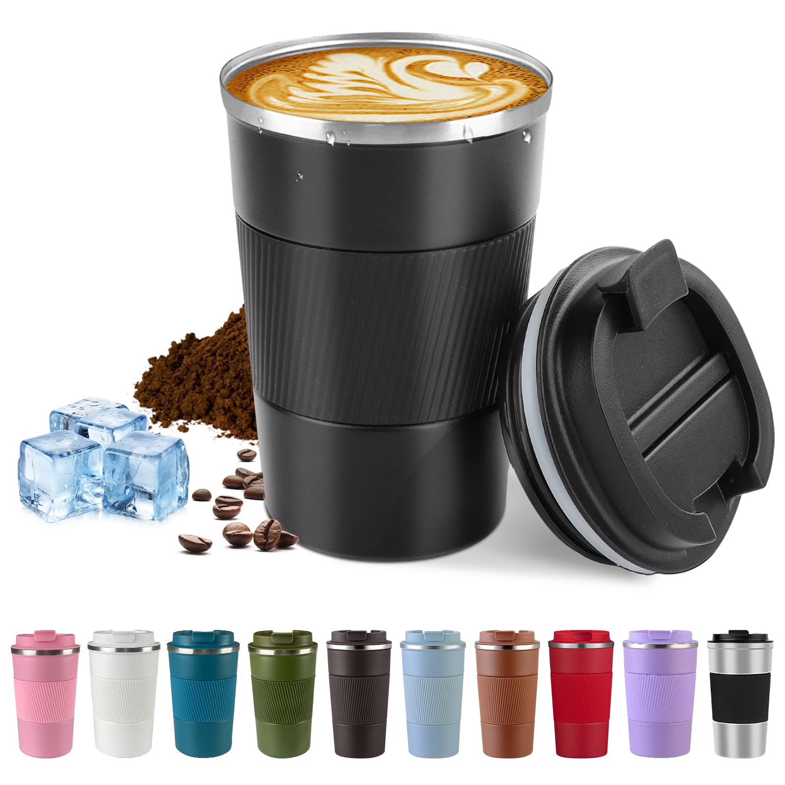 SPLMIFA taza-viaje-cafe-aislada mantiene bebidas calientes o frías por horas