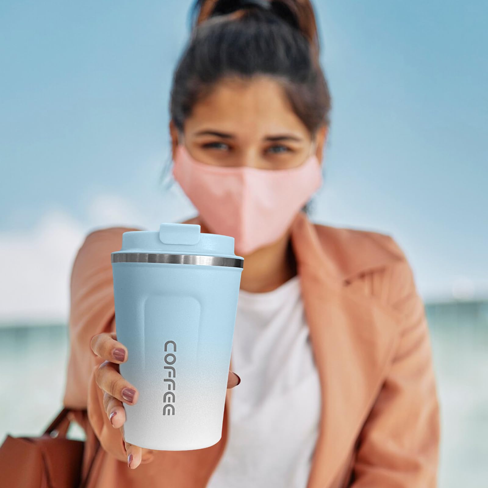 Taza SPLMIFA de viaje, regalo ideal para amantes del café