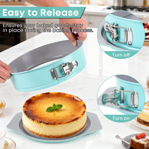 Spmarkt Pan de Tarta 10 Pulgadas mango amplio para manejo seguro.