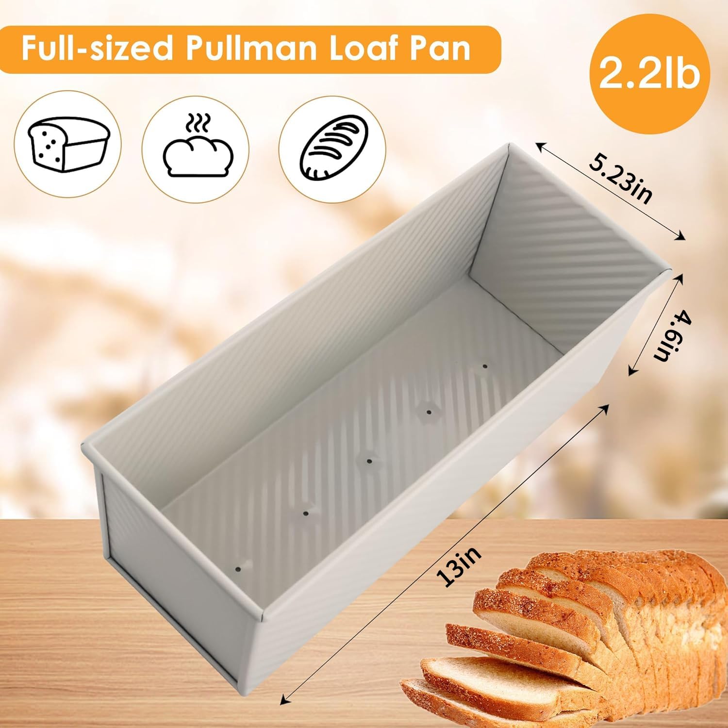 Spmarkt Premium Beige con interior antiadherente facilita desmoldeado limpio