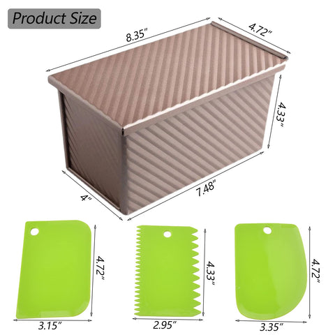 Spmarkt Pullman, interior amplio para hornear 1 lb
