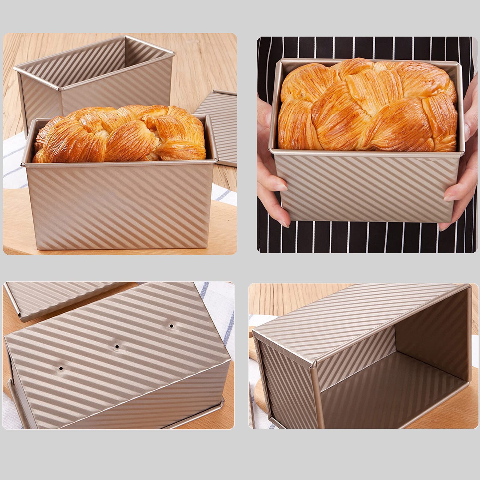 Spmarkt Pullman para pan rápido, panecillos y pasteles