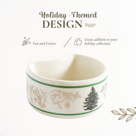 Porcelana fina con borde dorado Spode, refinamiento para cenas especiales.