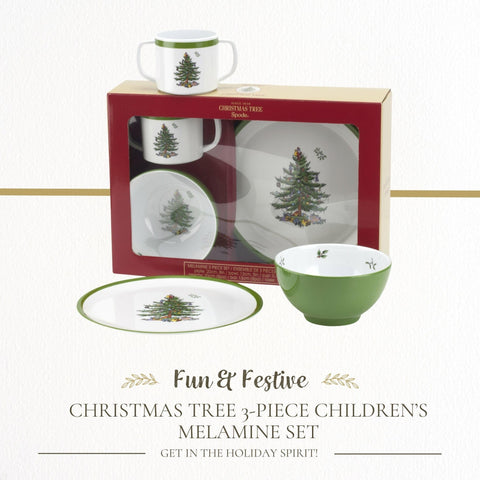Spode Christmas Tree cuenco de 12 cm, ligero y práctico para fiestas.