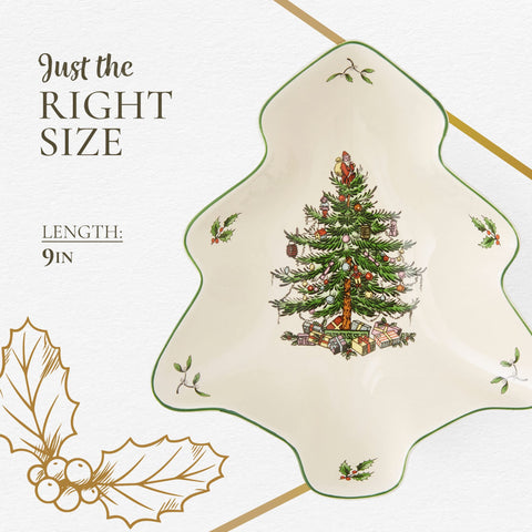 Spode Arbol Navidad: complemento de la colección navideña para decorar la mesa.