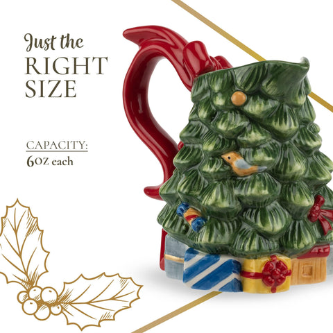 Diseño clásico de árbol Spode, añade elegancia a la mesa navideña