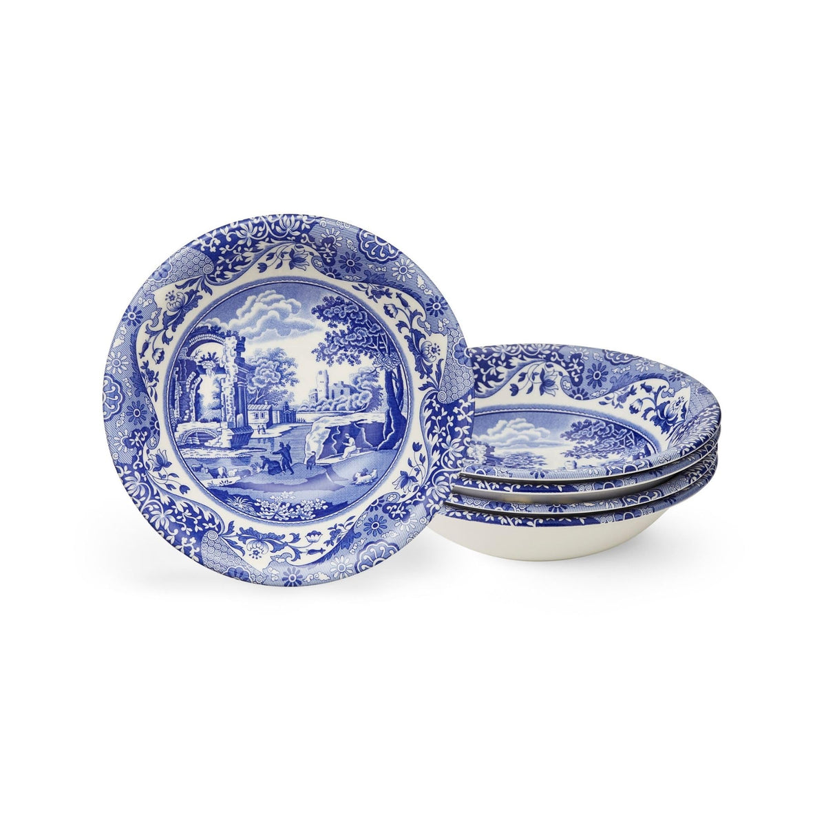 Spode Blue Italian Ascot tazon de cereal con diseño oriental para desayunos