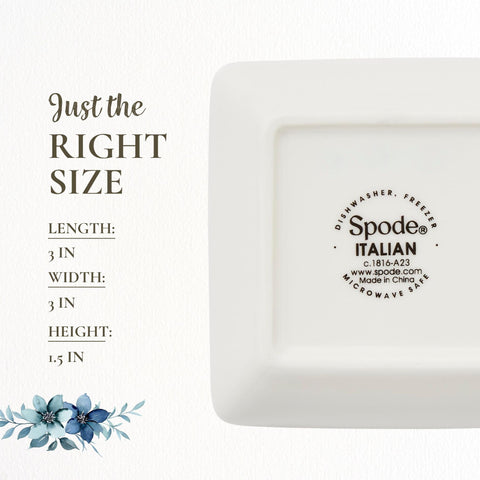 Spode Blue Italian: presentación elegante para tablas de quesos y tapas.