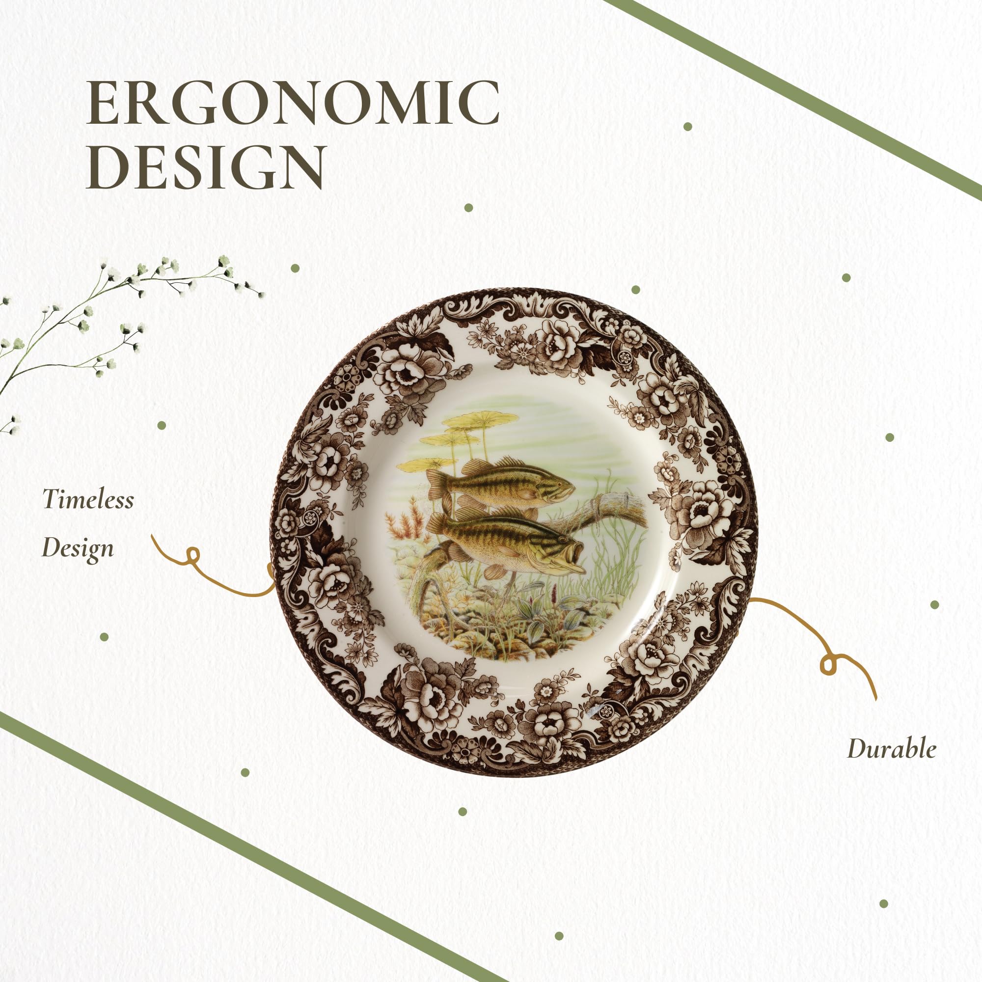 Spode Bosque Ideal para Celebraciones: añade elegancia a cenas festivas en casa.