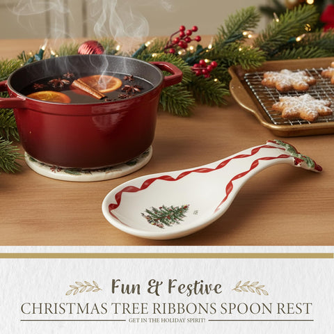 Spode cerámica fina con borde oro 22k, toque de lujo en la cocina.