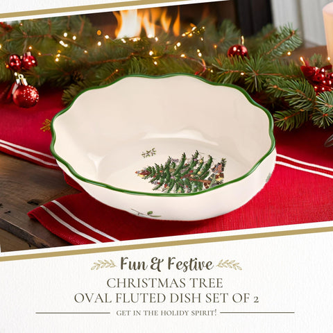 Bandeja para quesos y charcutería Spode Christmas Tree, elegante y práctica