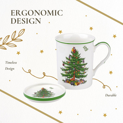 Regalo coleccionable Spode Christmas Tree para amantes de la Navidad.