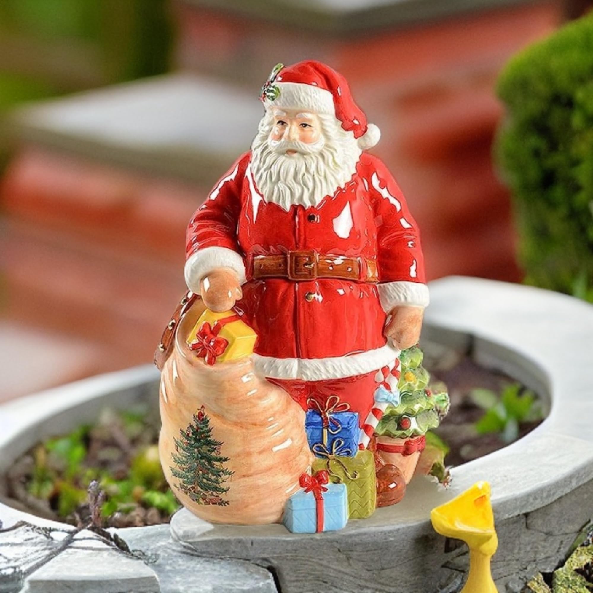 Spode complemento decorativo de cocina con toque navideño.