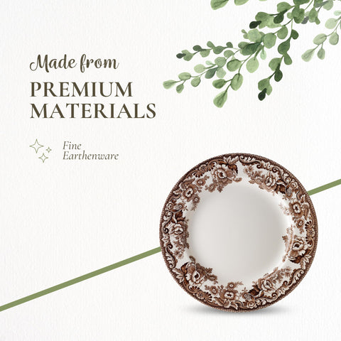 Spode Delamere plato-lavavajillas-microondas, práctico para lavado y calentamiento.