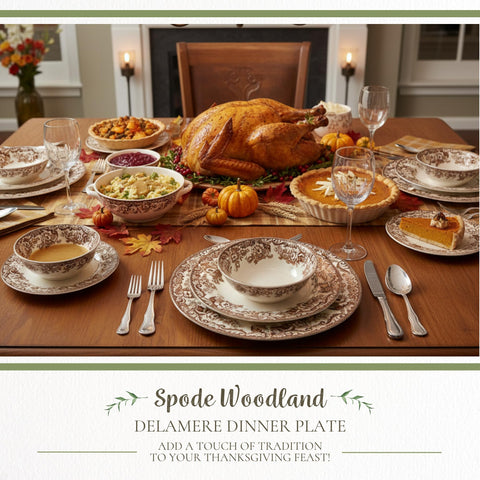 Spode Delamere plato-para-fiestas, añade elegancia a la mesa durante celebraciones.
