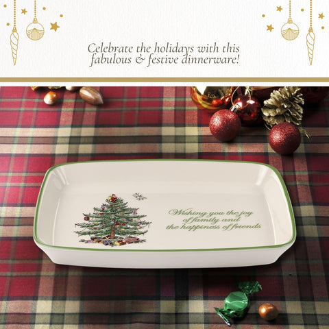 Spode Lavavajillas Apto Bandeja Navidad, limpieza rápida y cómoda tras la celebración.