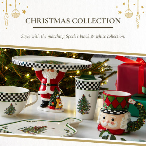 Spode Nutcracker Toby Mug con detalles ornamentales que destacan