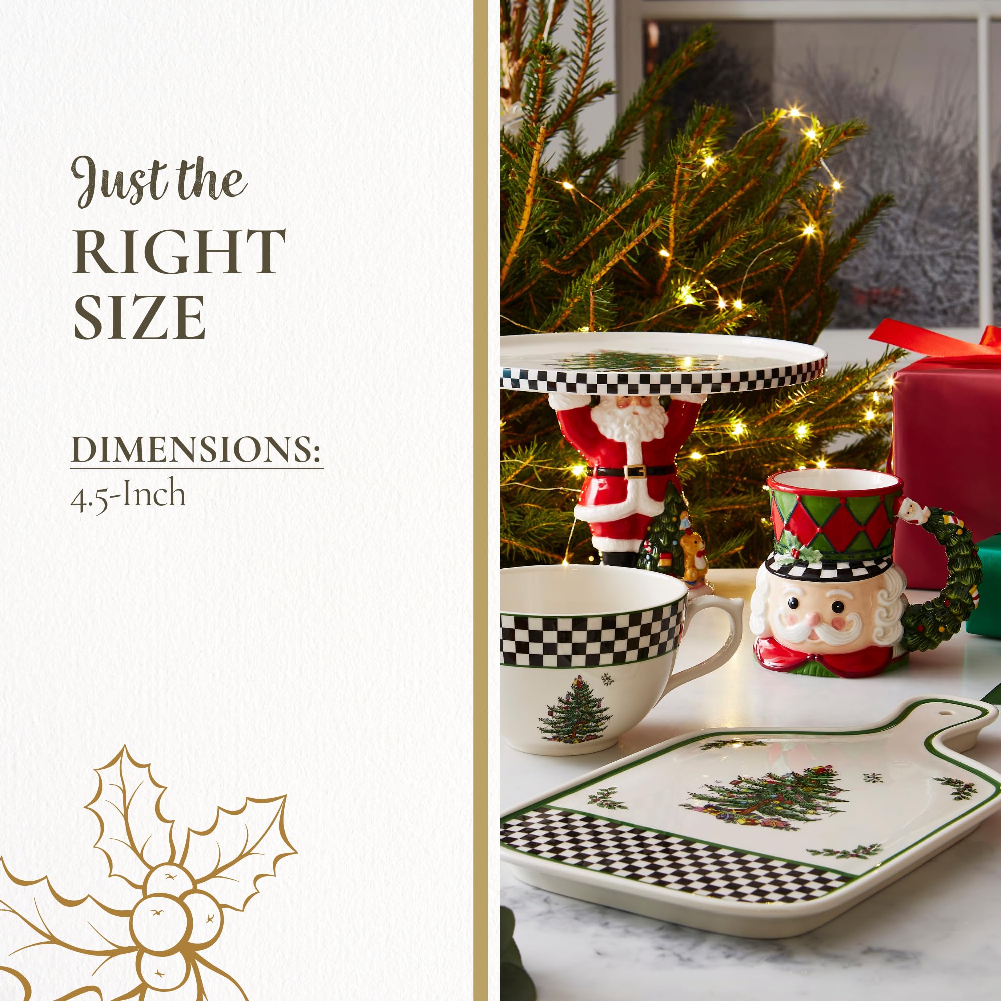 Spode Nutcracker Toby Mug, regalo navideño único para coleccionistas