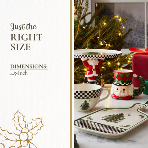 Spode Nutcracker Toby Mug, regalo navideño único para coleccionistas