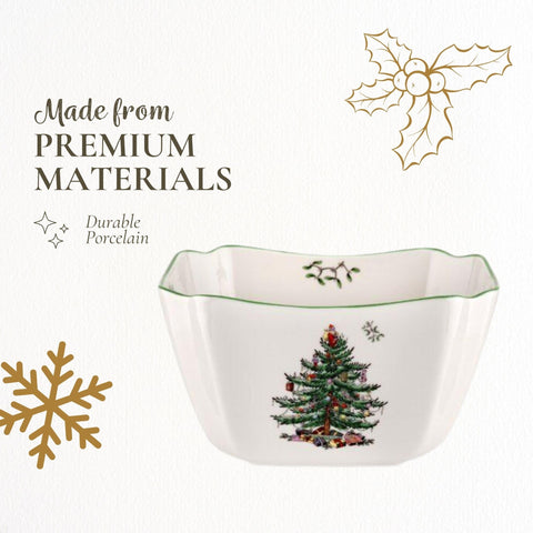 Spode regalo en caja, perfecto para coleccionistas y regalos navideños