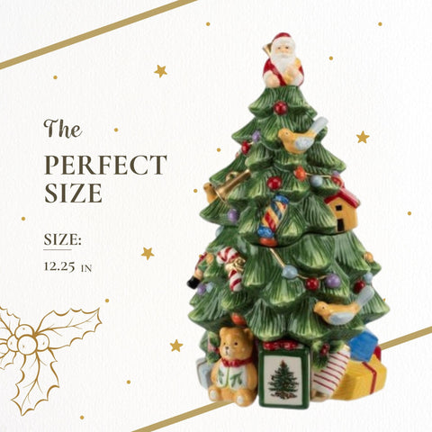 Tarro de regalo Spode, ideal para obsequio festivo.