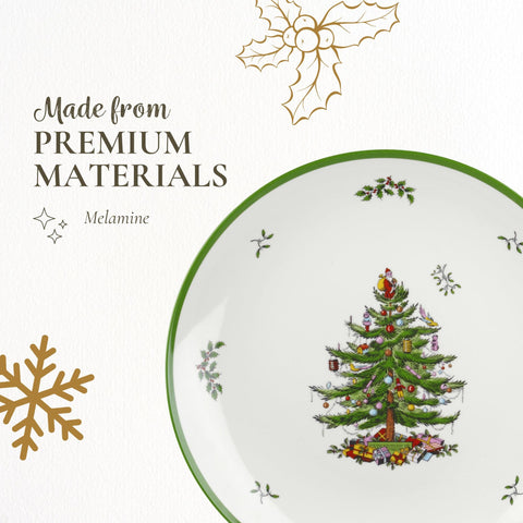 Spode Regalo Plato Navidad Envoltorio Listo para regalar.