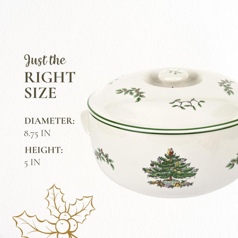 Centro de mesa festivo con diseño clásico de Spode
