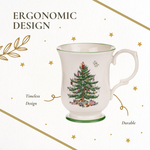 Taza Spode apta para lavavajillas, microondas, horno y congelador.